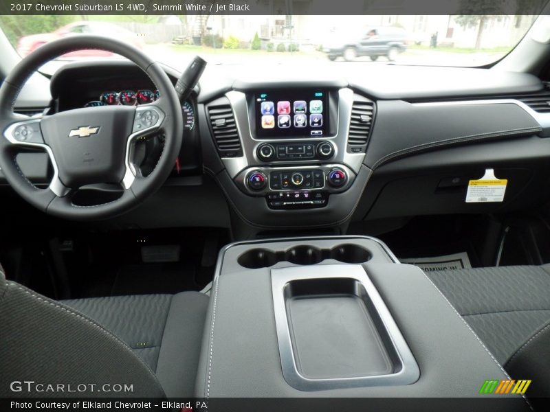 Summit White / Jet Black 2017 Chevrolet Suburban LS 4WD