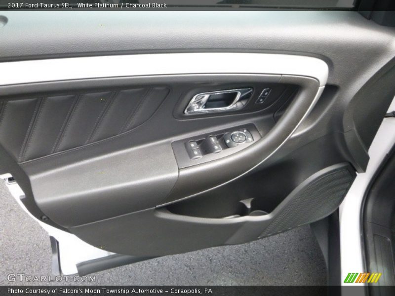 White Platinum / Charcoal Black 2017 Ford Taurus SEL