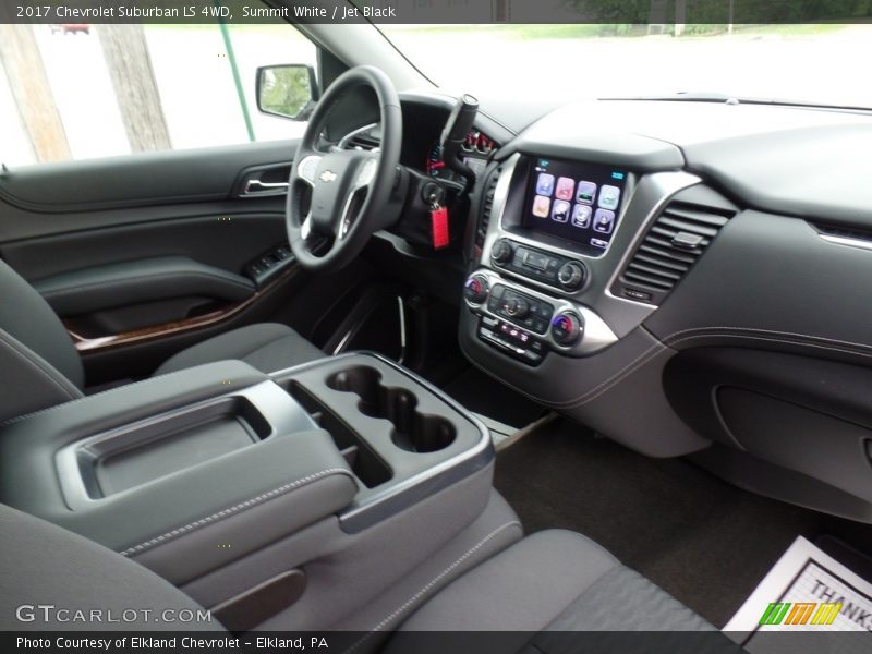 Summit White / Jet Black 2017 Chevrolet Suburban LS 4WD