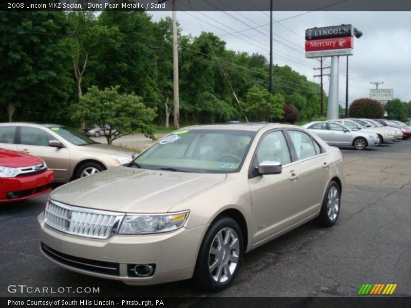 Dune Pearl Metallic / Sand 2008 Lincoln MKZ Sedan
