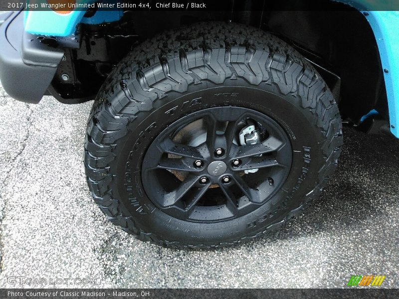 Chief Blue / Black 2017 Jeep Wrangler Unlimited Winter Edition 4x4
