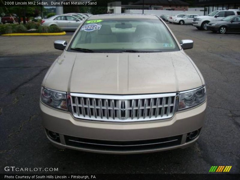 Dune Pearl Metallic / Sand 2008 Lincoln MKZ Sedan