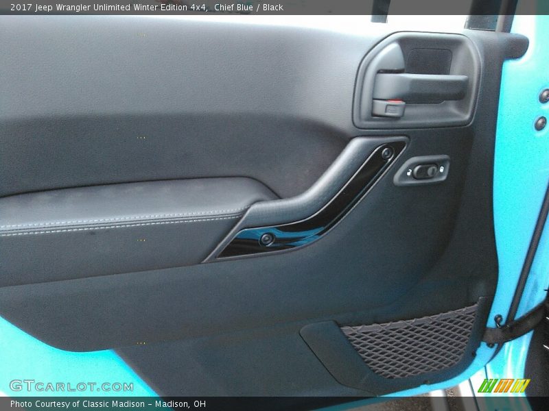 Chief Blue / Black 2017 Jeep Wrangler Unlimited Winter Edition 4x4