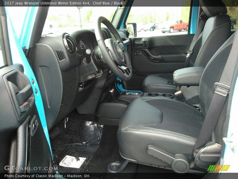 Chief Blue / Black 2017 Jeep Wrangler Unlimited Winter Edition 4x4