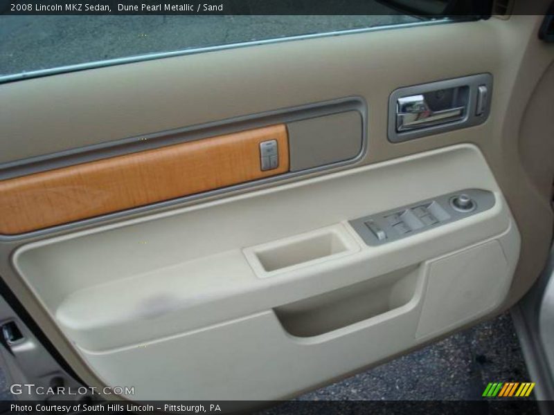 Dune Pearl Metallic / Sand 2008 Lincoln MKZ Sedan