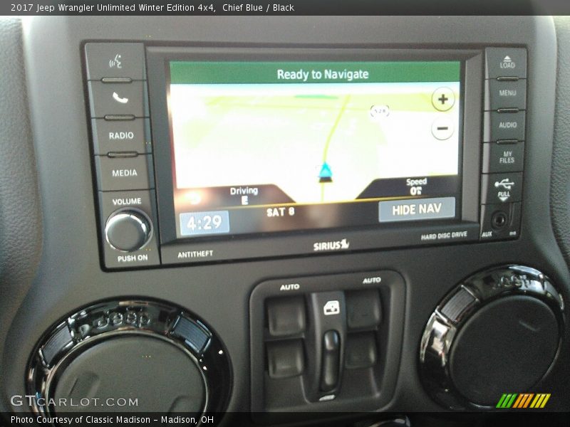 Chief Blue / Black 2017 Jeep Wrangler Unlimited Winter Edition 4x4