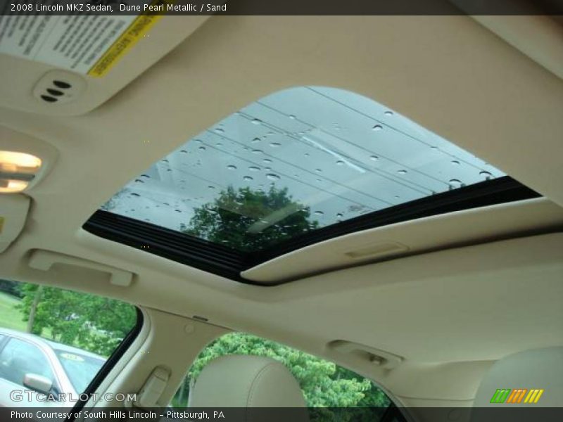 Dune Pearl Metallic / Sand 2008 Lincoln MKZ Sedan