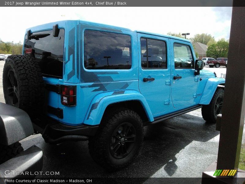 Chief Blue / Black 2017 Jeep Wrangler Unlimited Winter Edition 4x4