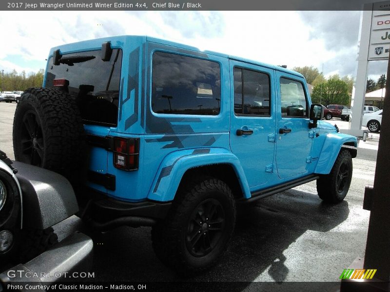 Chief Blue / Black 2017 Jeep Wrangler Unlimited Winter Edition 4x4