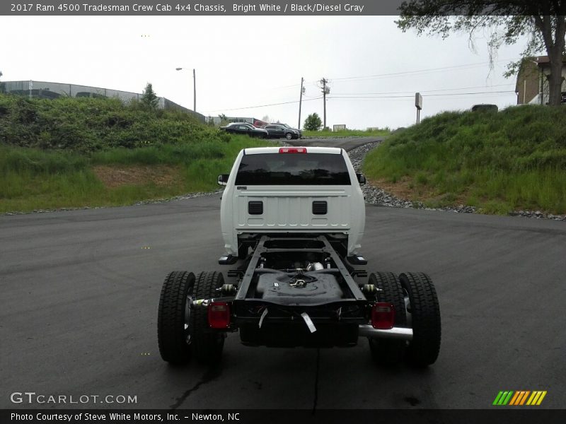 Bright White / Black/Diesel Gray 2017 Ram 4500 Tradesman Crew Cab 4x4 Chassis