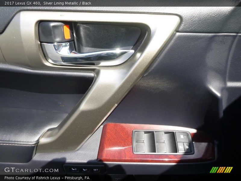 Silver Lining Metallic / Black 2017 Lexus GX 460