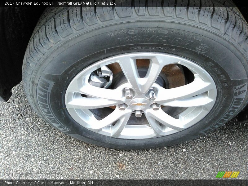 Nightfall Gray Metallic / Jet Black 2017 Chevrolet Equinox LT