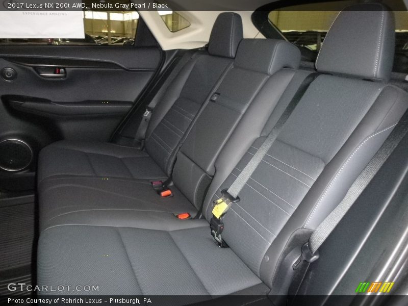 Nebula Gray Pearl / Black 2017 Lexus NX 200t AWD