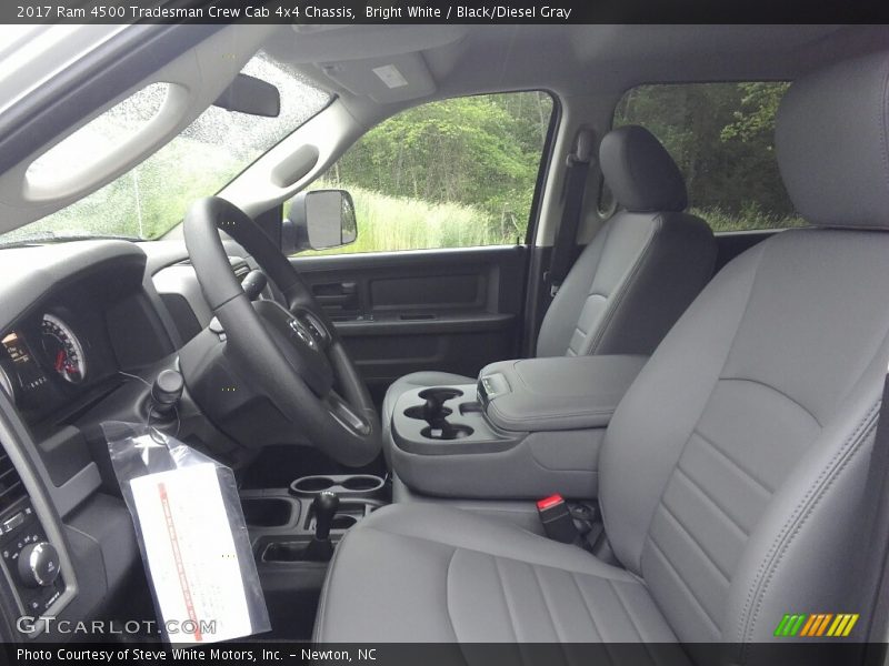 Bright White / Black/Diesel Gray 2017 Ram 4500 Tradesman Crew Cab 4x4 Chassis