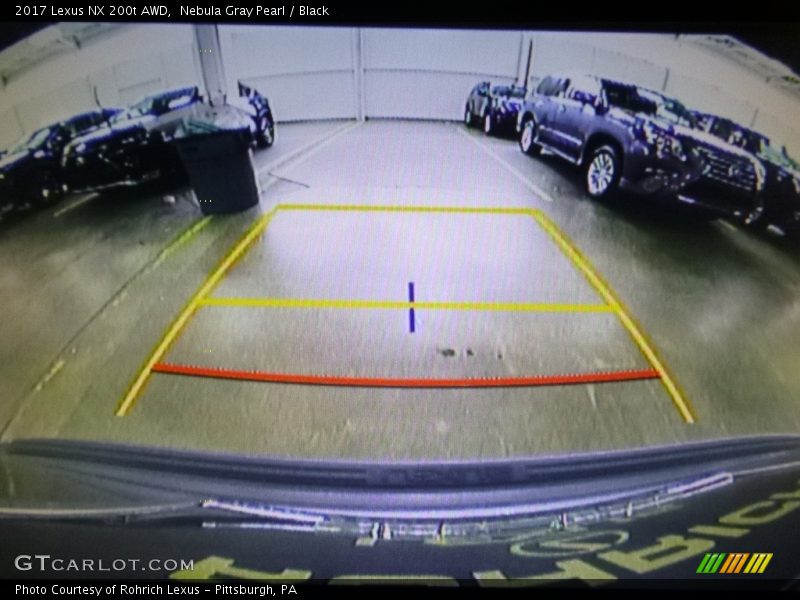 Nebula Gray Pearl / Black 2017 Lexus NX 200t AWD