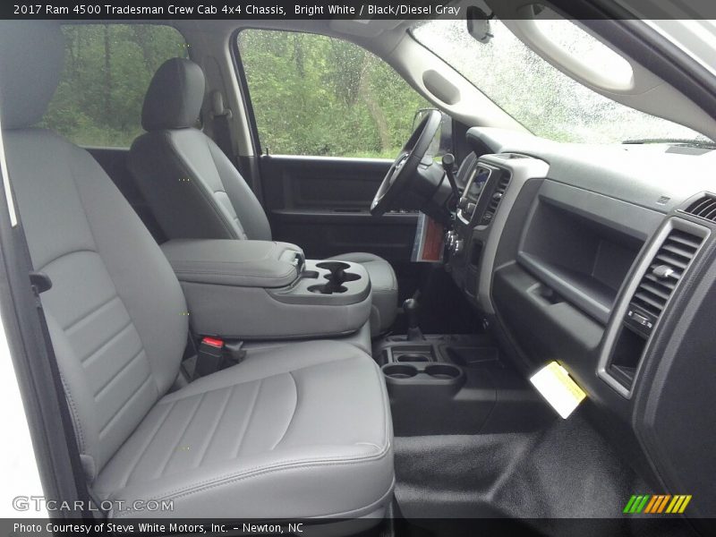 Bright White / Black/Diesel Gray 2017 Ram 4500 Tradesman Crew Cab 4x4 Chassis
