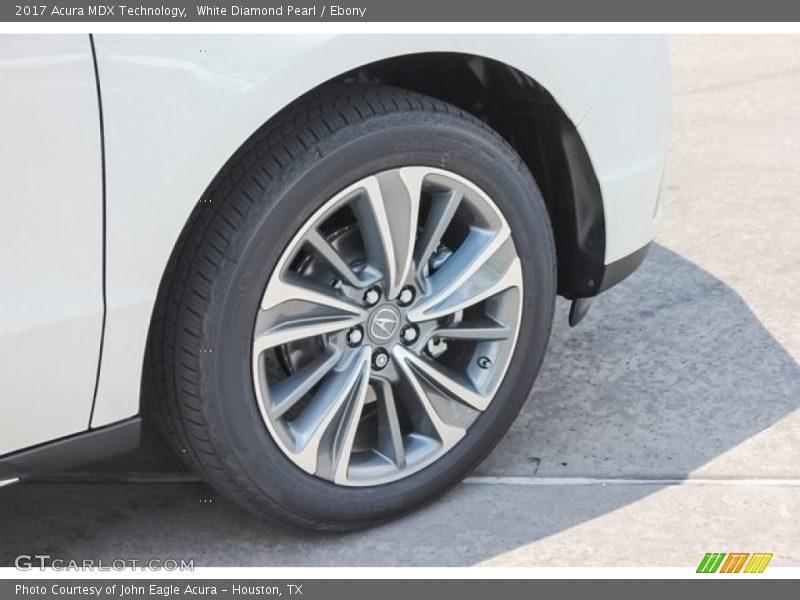 White Diamond Pearl / Ebony 2017 Acura MDX Technology