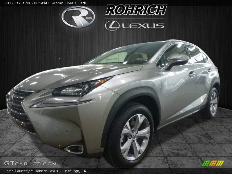 Atomic Silver / Black 2017 Lexus NX 200t AWD