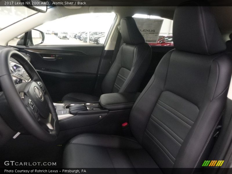 Atomic Silver / Black 2017 Lexus NX 200t AWD