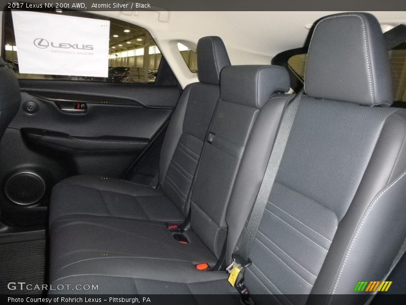 Atomic Silver / Black 2017 Lexus NX 200t AWD