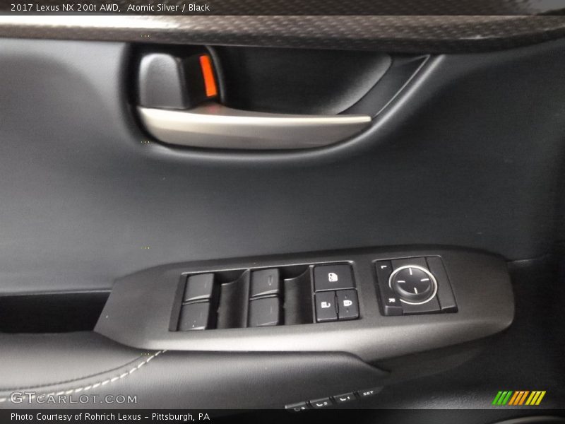 Atomic Silver / Black 2017 Lexus NX 200t AWD