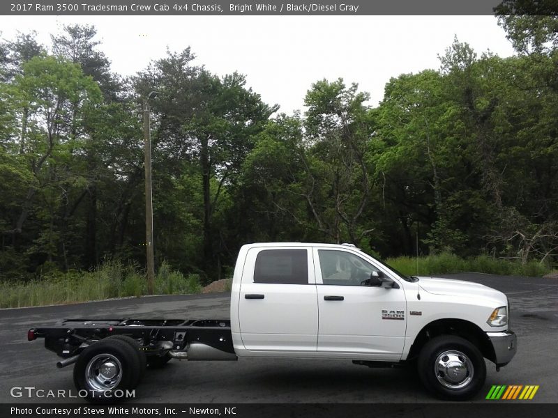 Bright White / Black/Diesel Gray 2017 Ram 3500 Tradesman Crew Cab 4x4 Chassis