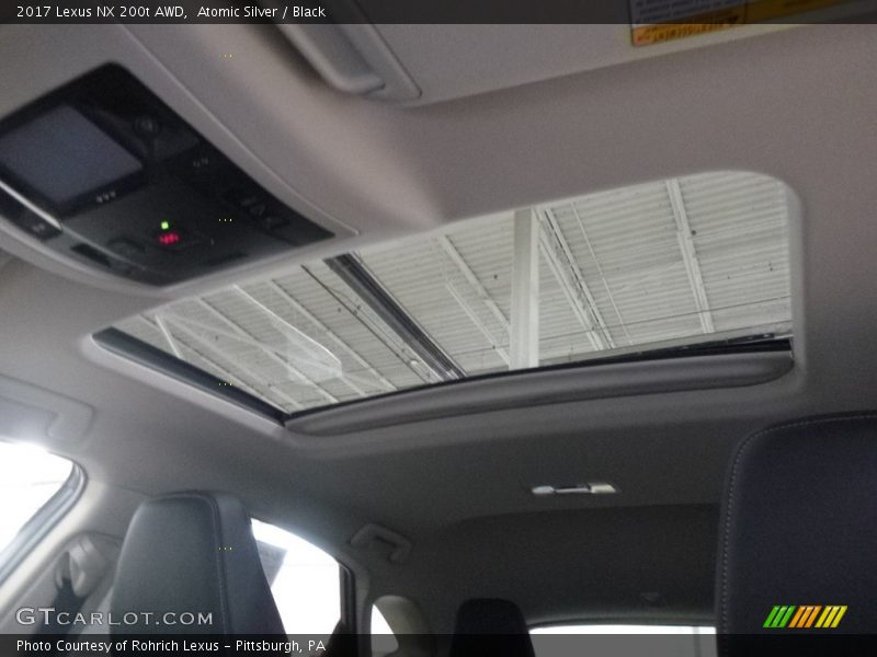 Atomic Silver / Black 2017 Lexus NX 200t AWD