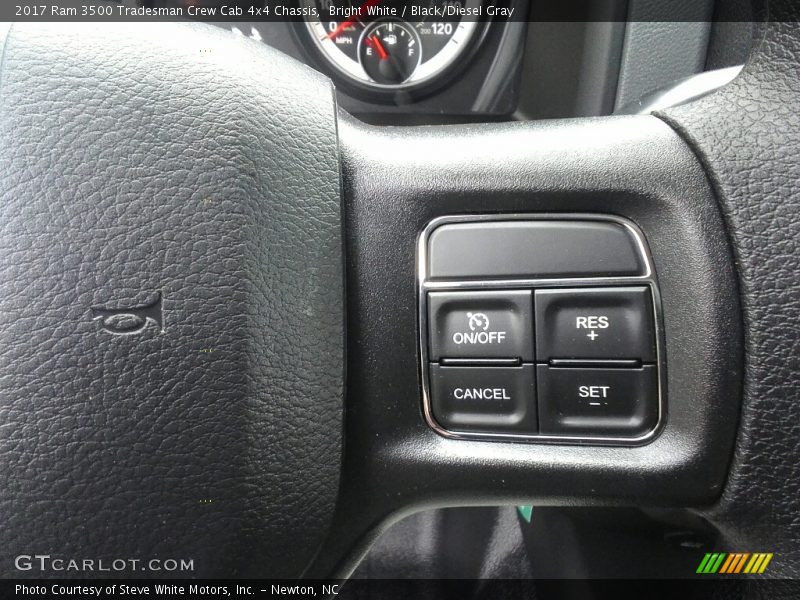 Bright White / Black/Diesel Gray 2017 Ram 3500 Tradesman Crew Cab 4x4 Chassis
