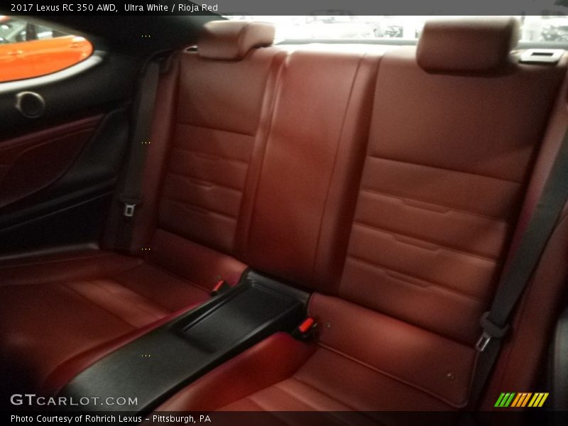 Ultra White / Rioja Red 2017 Lexus RC 350 AWD