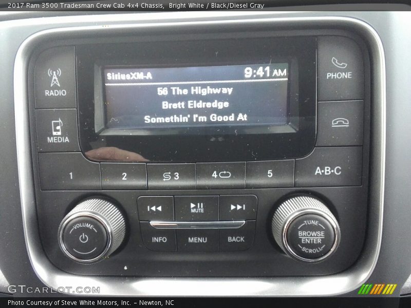 Bright White / Black/Diesel Gray 2017 Ram 3500 Tradesman Crew Cab 4x4 Chassis