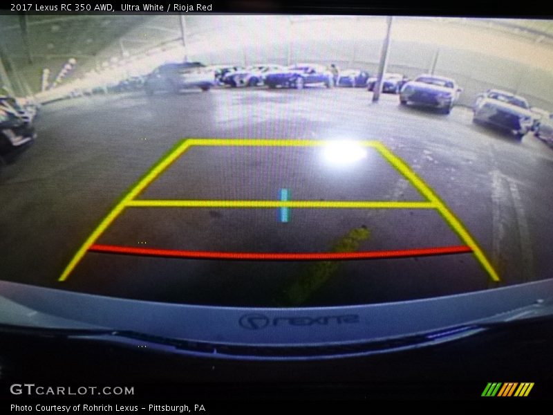 Ultra White / Rioja Red 2017 Lexus RC 350 AWD