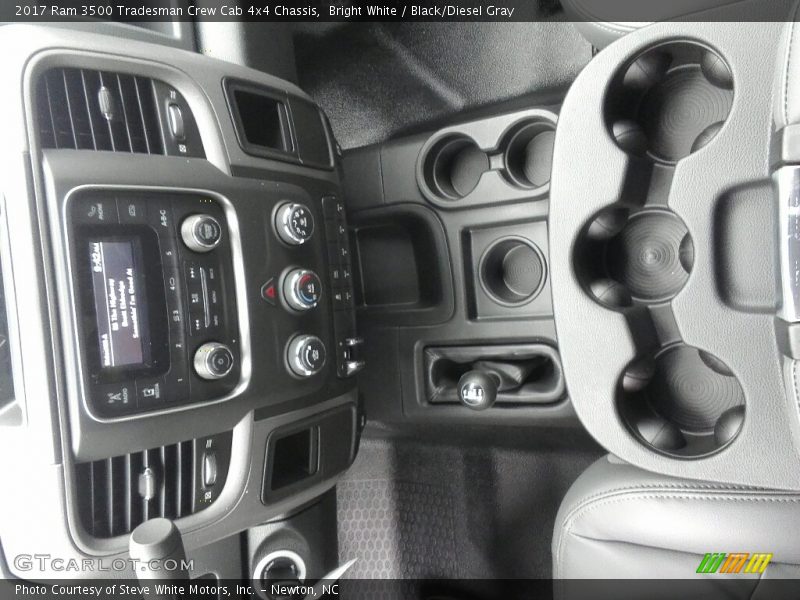 Bright White / Black/Diesel Gray 2017 Ram 3500 Tradesman Crew Cab 4x4 Chassis