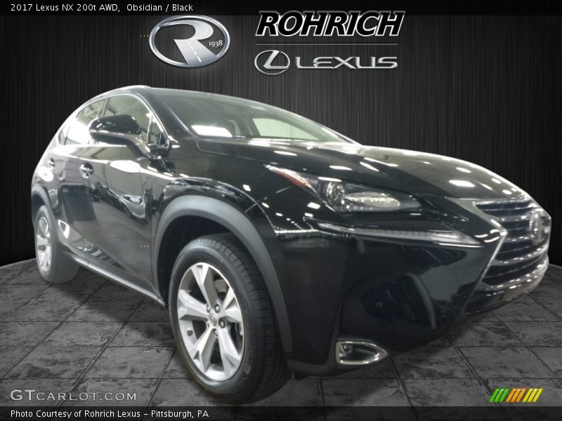 Obsidian / Black 2017 Lexus NX 200t AWD