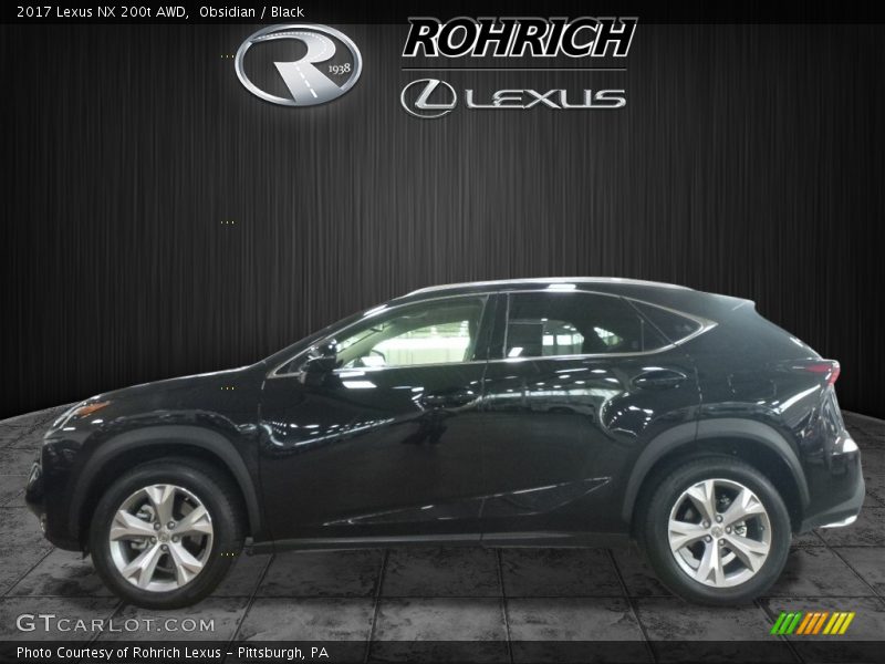 Obsidian / Black 2017 Lexus NX 200t AWD