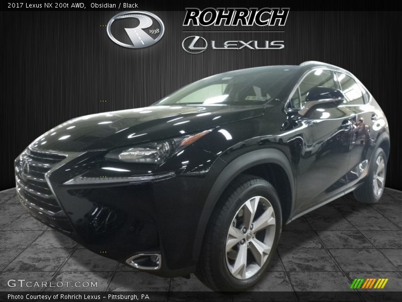 Obsidian / Black 2017 Lexus NX 200t AWD