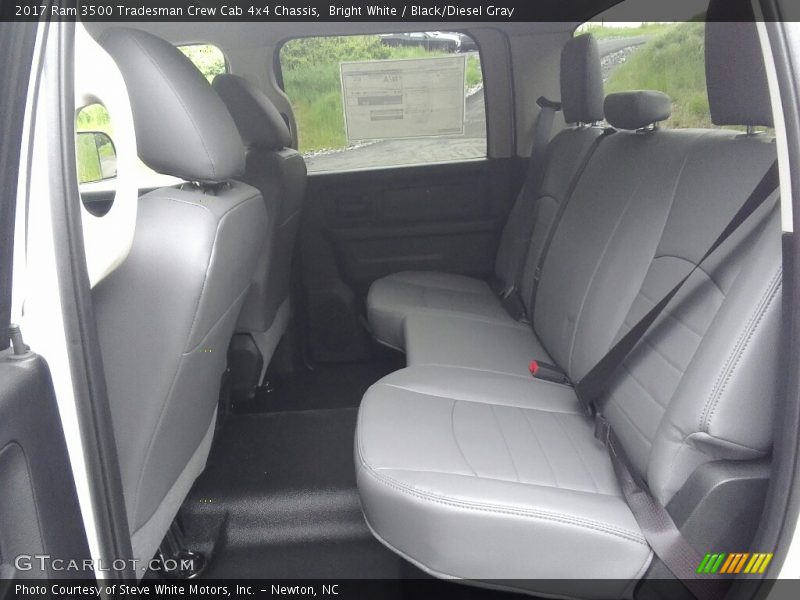 Bright White / Black/Diesel Gray 2017 Ram 3500 Tradesman Crew Cab 4x4 Chassis