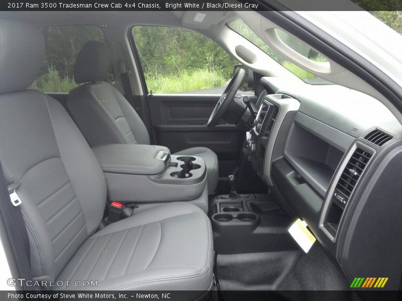 Bright White / Black/Diesel Gray 2017 Ram 3500 Tradesman Crew Cab 4x4 Chassis