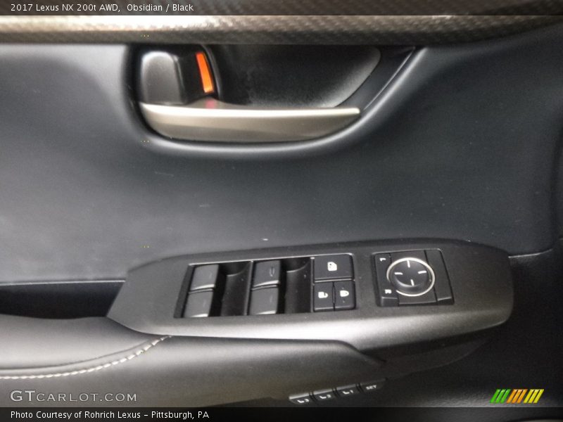 Obsidian / Black 2017 Lexus NX 200t AWD