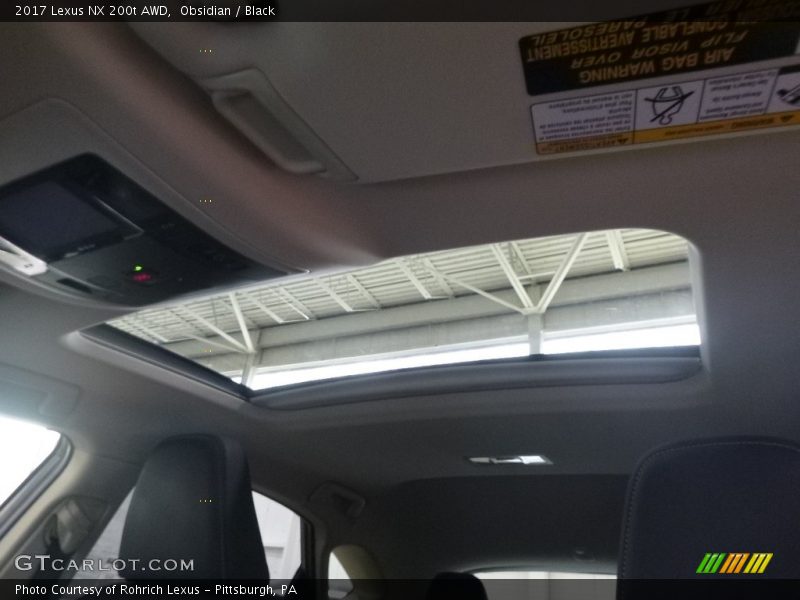 Obsidian / Black 2017 Lexus NX 200t AWD