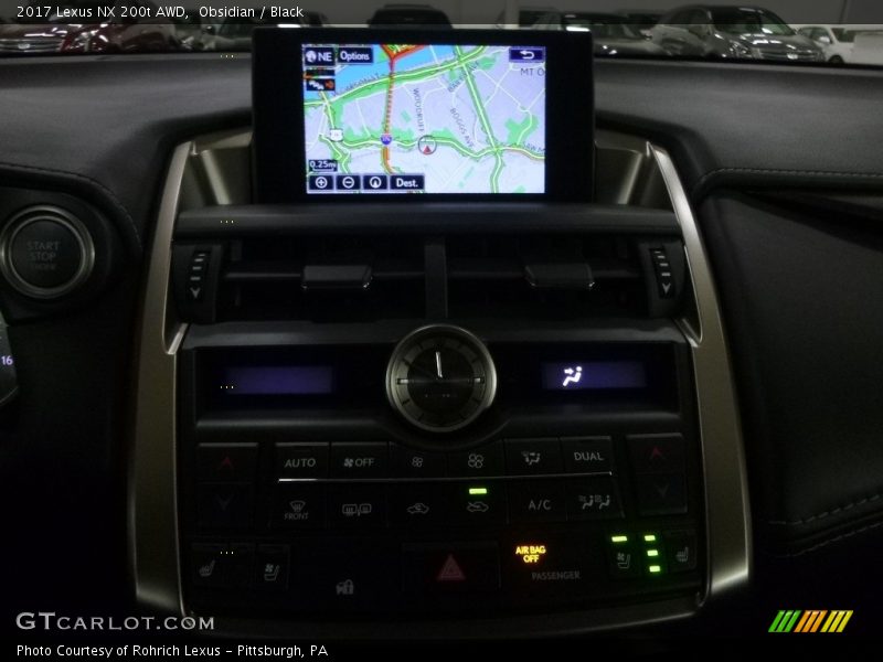 Obsidian / Black 2017 Lexus NX 200t AWD