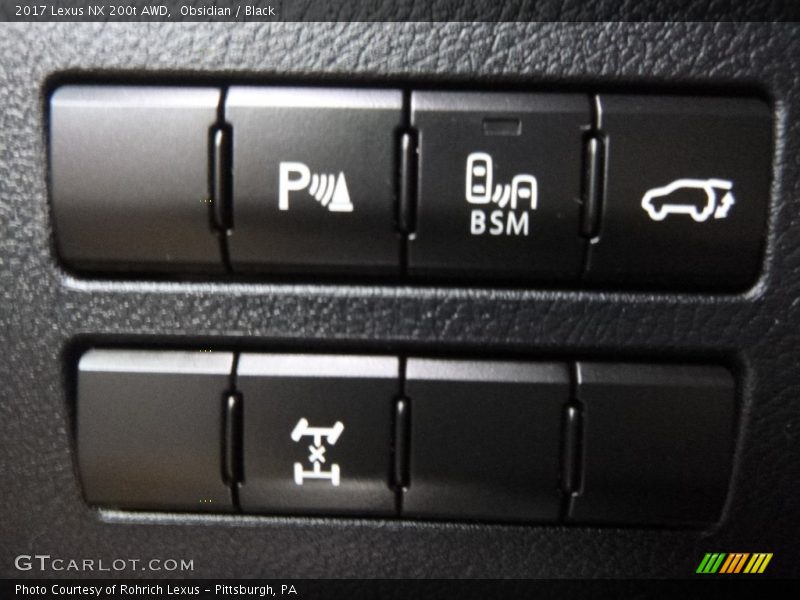 Obsidian / Black 2017 Lexus NX 200t AWD
