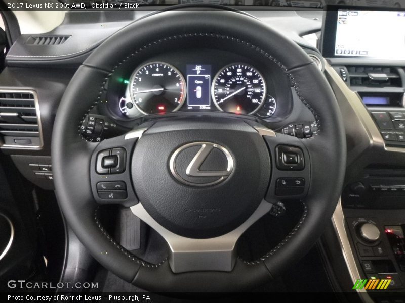 Obsidian / Black 2017 Lexus NX 200t AWD