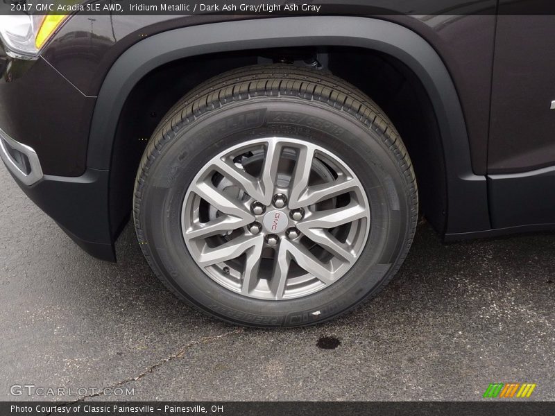 Iridium Metallic / Dark Ash Gray/Light Ash Gray 2017 GMC Acadia SLE AWD
