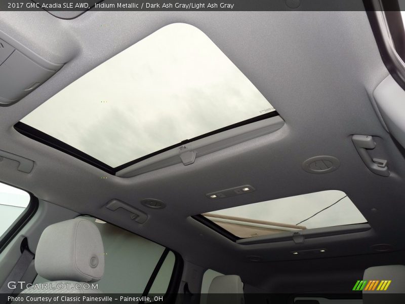 Iridium Metallic / Dark Ash Gray/Light Ash Gray 2017 GMC Acadia SLE AWD