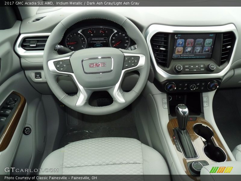 Iridium Metallic / Dark Ash Gray/Light Ash Gray 2017 GMC Acadia SLE AWD