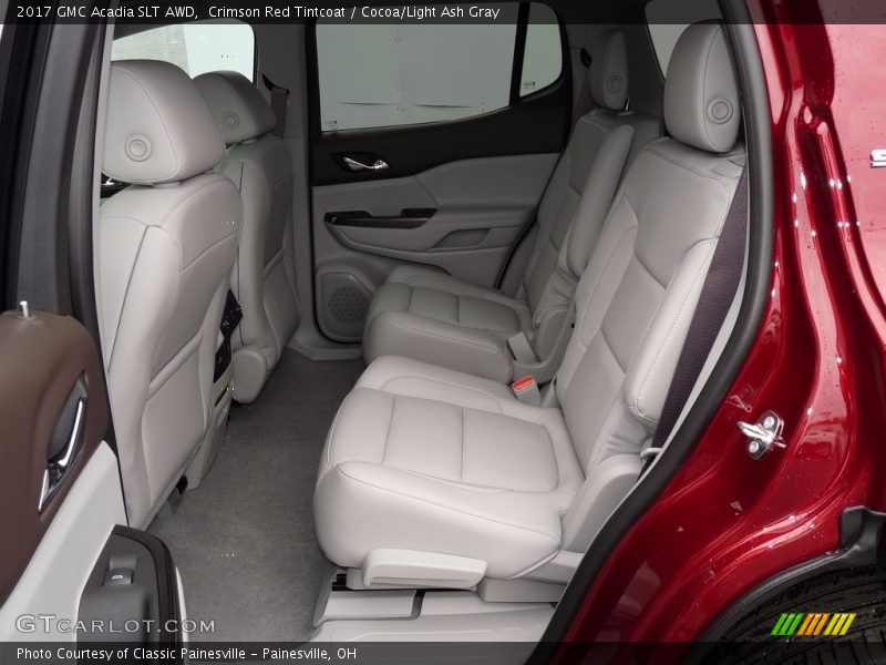 Crimson Red Tintcoat / Cocoa/Light Ash Gray 2017 GMC Acadia SLT AWD
