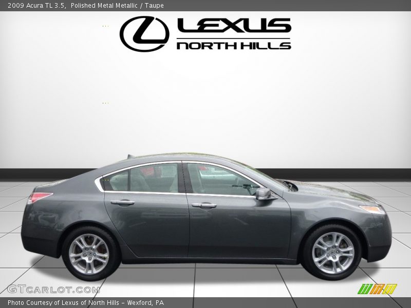Polished Metal Metallic / Taupe 2009 Acura TL 3.5
