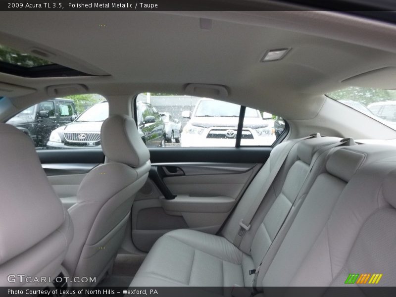 Polished Metal Metallic / Taupe 2009 Acura TL 3.5