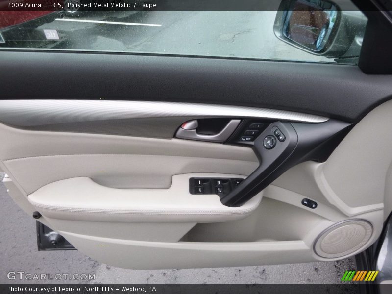 Polished Metal Metallic / Taupe 2009 Acura TL 3.5