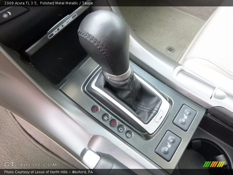 Polished Metal Metallic / Taupe 2009 Acura TL 3.5